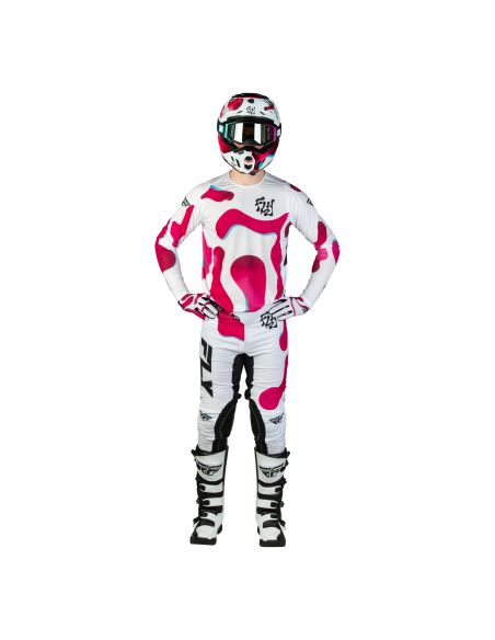 Tenue cross Fly 2027 Lite Vibe - Blanc Rose Bleu