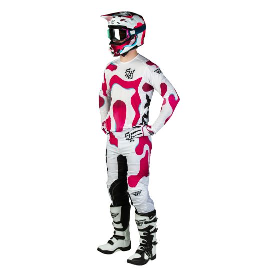 Tenue cross Fly 2027 Lite Vibe - Blanc Rose Bleu
