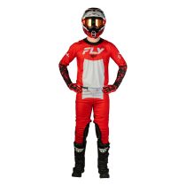 Tenue cross Fly 2027 Lite Flake - Rouge Gris Noir