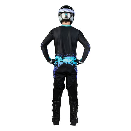 Tenue cross Fly 2027 Lite Flake - Noir Gris Multicolore