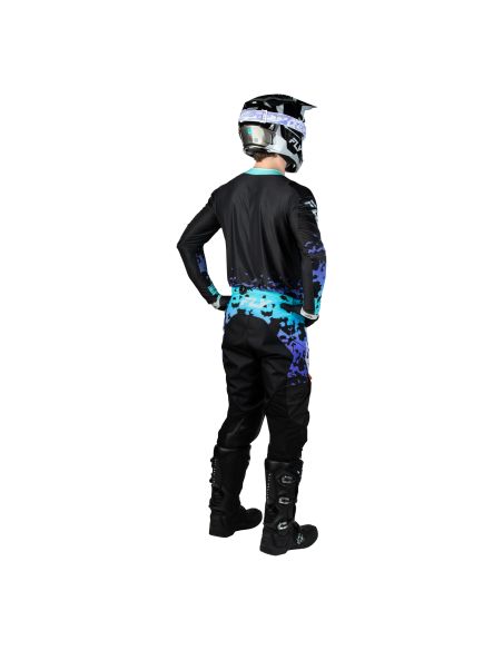 Tenue cross Fly 2027 Lite Flake - Noir Gris Multicolore