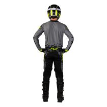 Tenue cross Fly 2027 Lite Flake - Gris Jaune fluo Noir 2