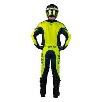 Tenue cross Fly 2027 Kinetic Fade - Jaune fluo Bleu Blanc 2