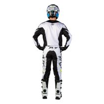 Tenue cross Fly 2027 Kinetic Fade - Blanc Noir Jaune fluo 2