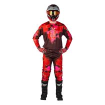 Tenue cross Fly 2027 Kinetic Blur - Rouge Bordeaux