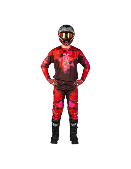 Tenue cross Fly 2027 Kinetic Blur - Rouge Bordeaux