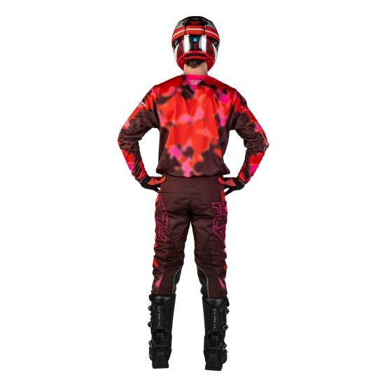 Tenue cross Fly 2027 Kinetic Blur - Rouge Bordeaux