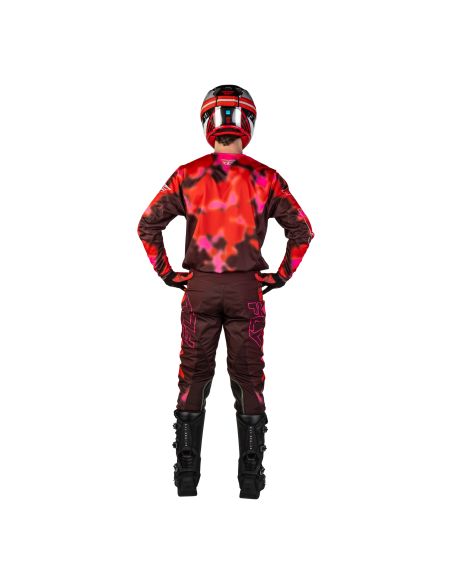 Tenue cross Fly 2027 Kinetic Blur - Rouge Bordeaux
