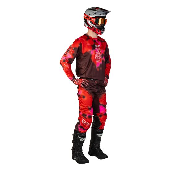 Tenue cross Fly 2027 Kinetic Blur - Rouge Bordeaux