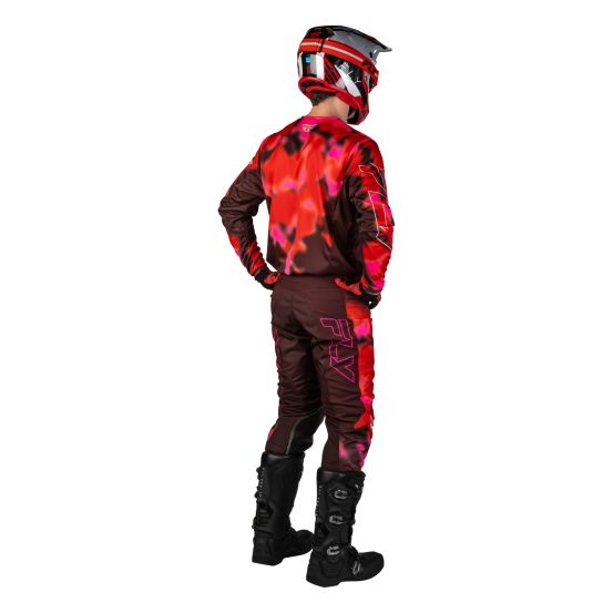 Tenue cross Fly 2027 Kinetic Blur - Rouge Bordeaux