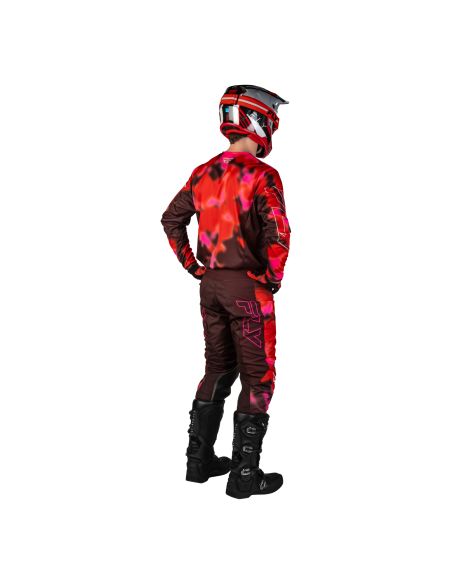 Tenue cross Fly 2027 Kinetic Blur - Rouge Bordeaux