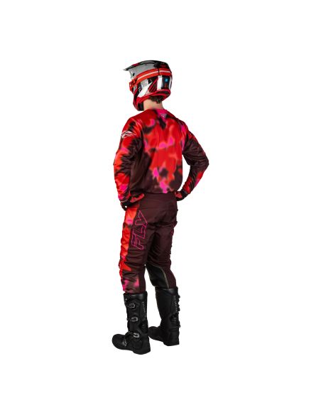 Tenue cross Fly 2027 Kinetic Blur - Rouge Bordeaux