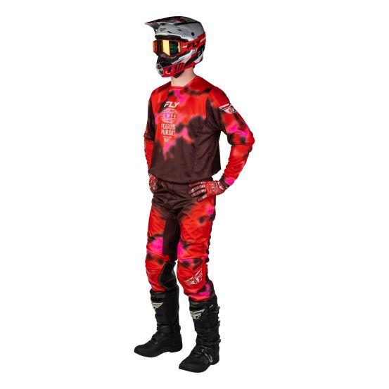 Tenue cross Fly 2027 Kinetic Blur - Rouge Bordeaux