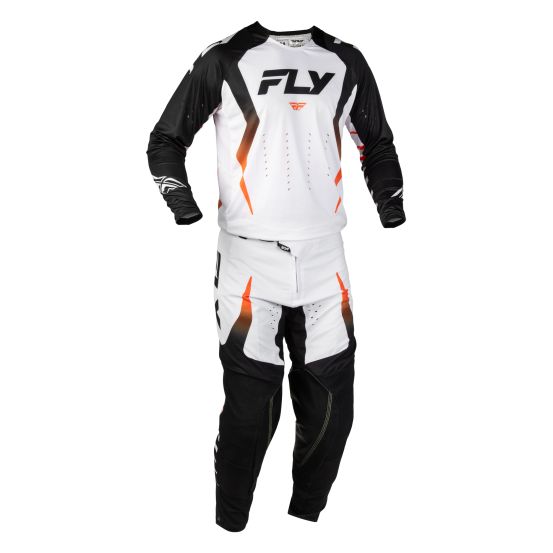 Tenue cross Fly 2027 Evolution DST Bolt - Blanc Noir Orange