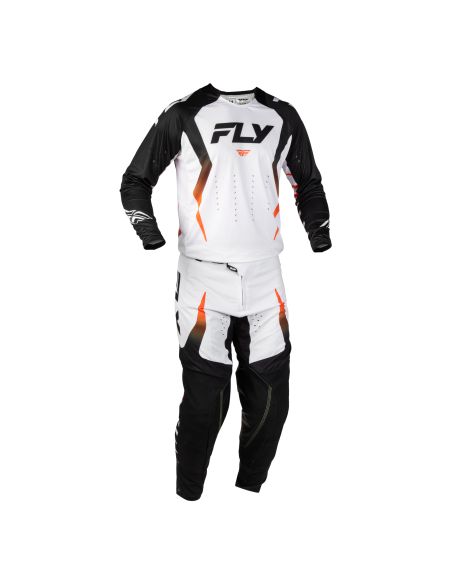Tenue cross Fly 2027 Evolution DST Bolt - Blanc Noir Orange
