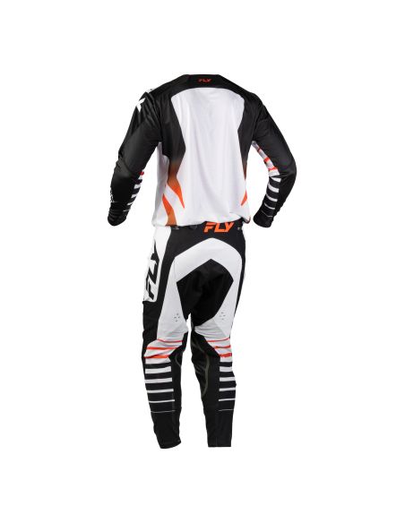 Tenue cross Fly 2027 Evolution DST Bolt - Blanc Noir Orange