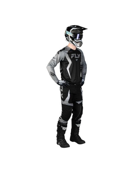 Tenue cross Fly 2027 Evolution DST Bolt - Noir Gris