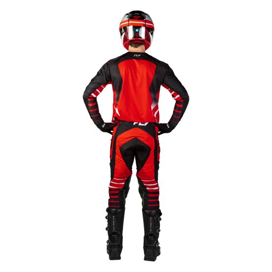 Tenue cross Fly 2027 Evolution DST Bolt - Rouge Noir Blanc