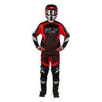 Tenue cross Fly 2027 F-16 Raze - Noir Rouge Blanc