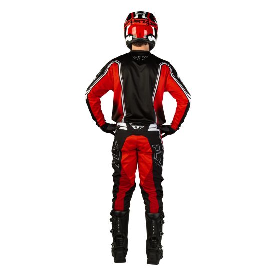 Tenue cross Fly 2027 F-16 Raze - Noir Rouge Blanc