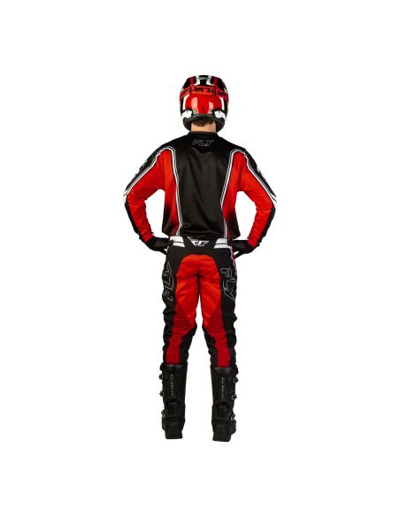 Tenue cross Fly 2027 F-16 Raze - Noir Rouge Blanc