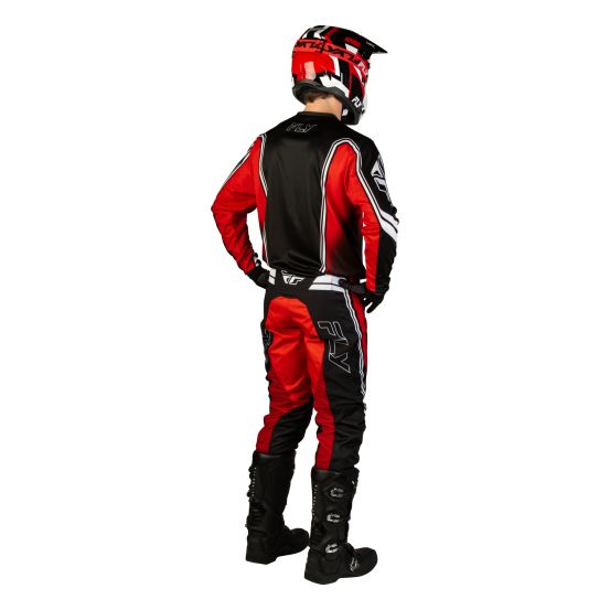 Tenue cross Fly 2027 F-16 Raze - Noir Rouge Blanc