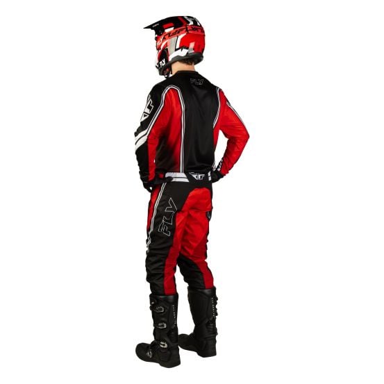 Tenue cross Fly 2027 F-16 Raze - Noir Rouge Blanc