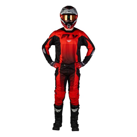Tenue cross Fly 2027 Kinetic Fade - Rouge Noir Blanc