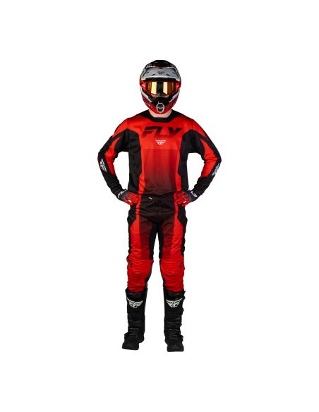 Tenue cross Fly 2027 Kinetic Fade - Rouge Noir Blanc
