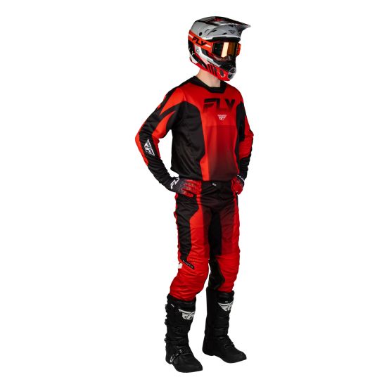 Tenue cross Fly 2027 Kinetic Fade - Rouge Noir Blanc