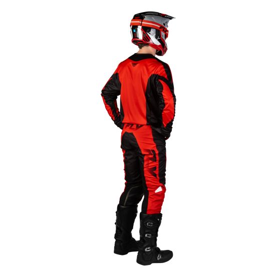 Tenue cross Fly 2027 Kinetic Fade - Rouge Noir Blanc