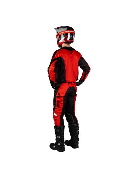 Tenue cross Fly 2027 Kinetic Fade - Rouge Noir Blanc