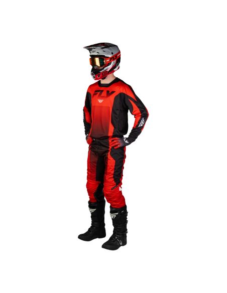 Tenue cross Fly 2027 Kinetic Fade - Rouge Noir Blanc