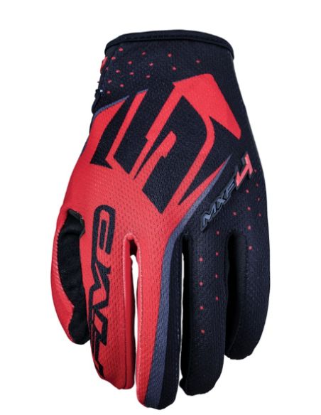 Gants Cross Five MXF4 - Noir Rouge