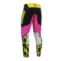 Pantalon cross Thor 2027 Sportmode Punkd - Noir Rose Fuchsia 2