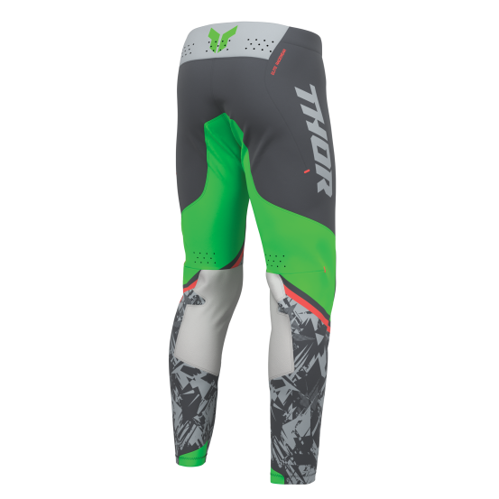 Pantalon cross Thor 2027 Sportmode Punkd - Gris Charcoal Vert