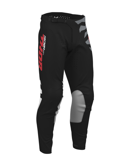 Pantalon cross Thor 2027 Launchmode Shredder - Noir Blanc
