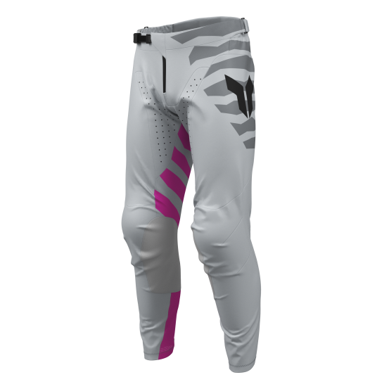 Pantalon cross Thor 2027 Launchmode Shredder - Gris Rose Fuchsia