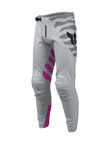 Pantalon cross Thor 2027 Launchmode Shredder - Gris Rose Fuchsia