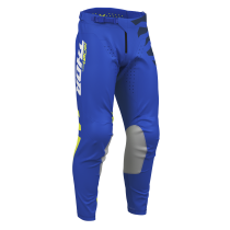 Pantalon cross Thor 2027 Launchmode Shredder - Bleu Jaune Acid