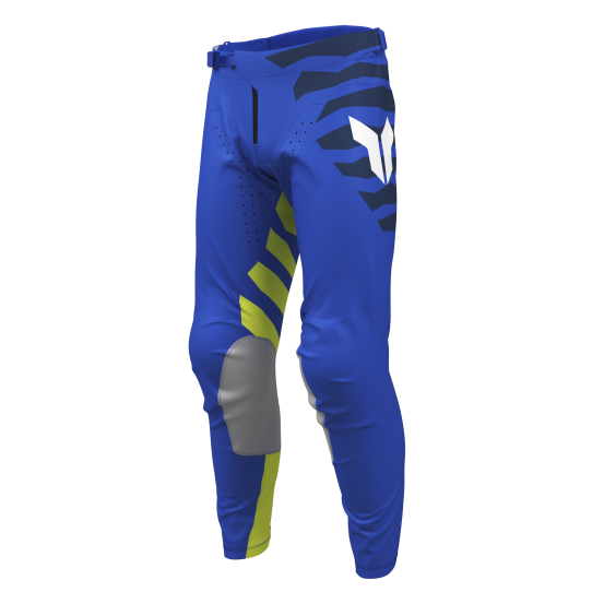 Pantalon cross Thor 2027 Launchmode Shredder - Bleu Jaune Acid