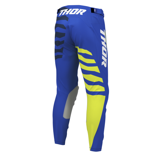 Pantalon cross Thor 2027 Launchmode Shredder - Bleu Jaune Acid