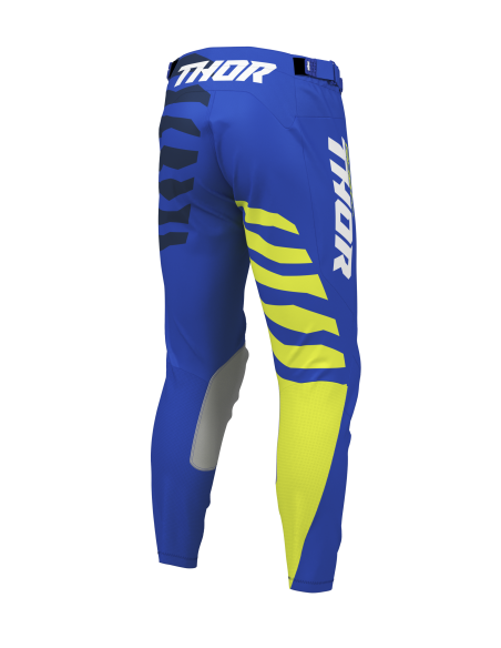 Pantalon cross Thor 2027 Launchmode Shredder - Bleu Jaune Acid