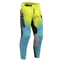 Pantalon cross Thor 2027 Launchmode Air Darkside - Noir Jaune Acid