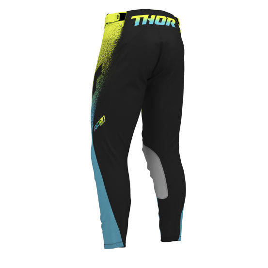 Pantalon cross Thor 2027 Launchmode Air Darkside - Noir Jaune Acid