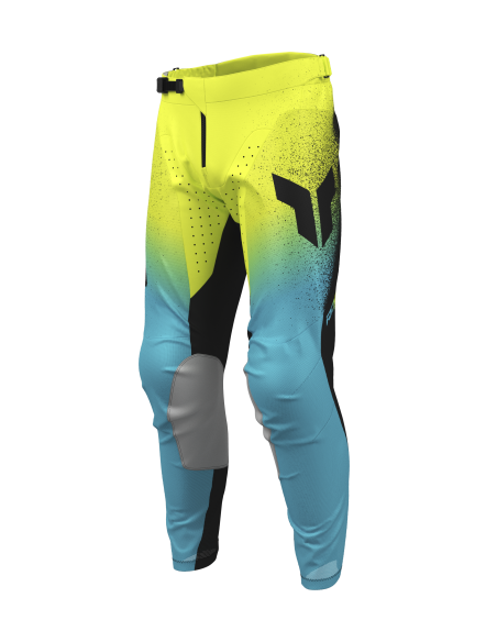 Pantalon cross Thor 2027 Launchmode Air Darkside - Noir Jaune Acid