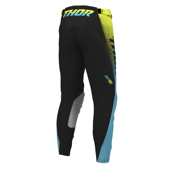 Pantalon cross Thor 2027 Launchmode Air Darkside - Noir Jaune Acid