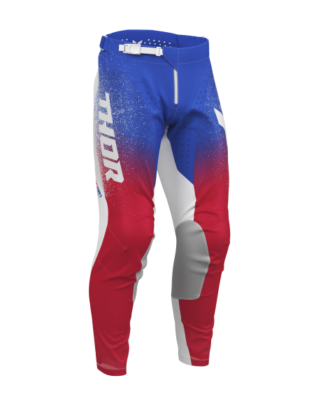 Pantalon cross Thor 2027 Launchmode Air Darkside - Blanc Bleu
