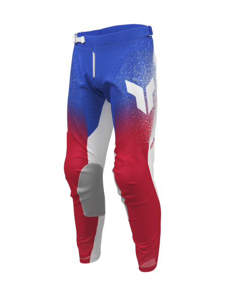Pantalon cross Thor 2027 Launchmode Air Darkside - Blanc Bleu