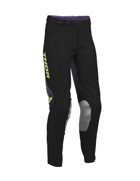 Pantalon cross femme Thor 2027 Launchmode Spotted - Noir Violet